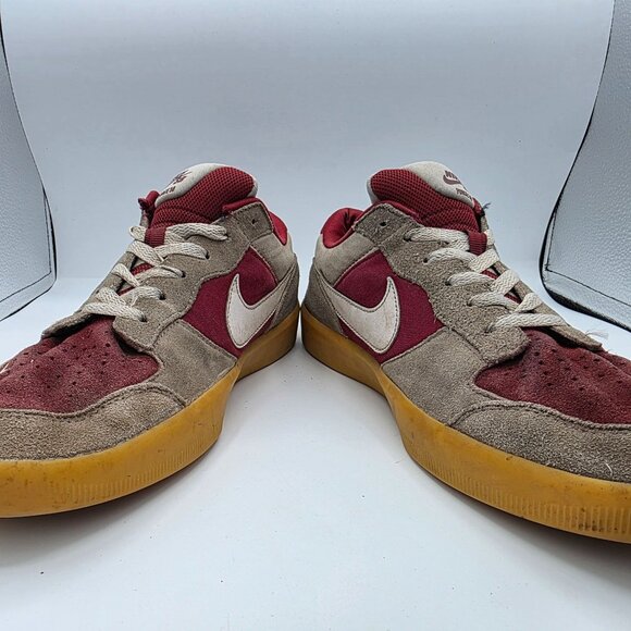 Nike SB Force 58 Team Red Gum Light Brown Mens Size 11.5 Sneaker Shoes Casual - Picture 3 of 13